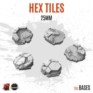 Hex Tiles - 25mm base (5uds)