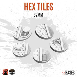 Hex Tiles - 32mm base (5uds)