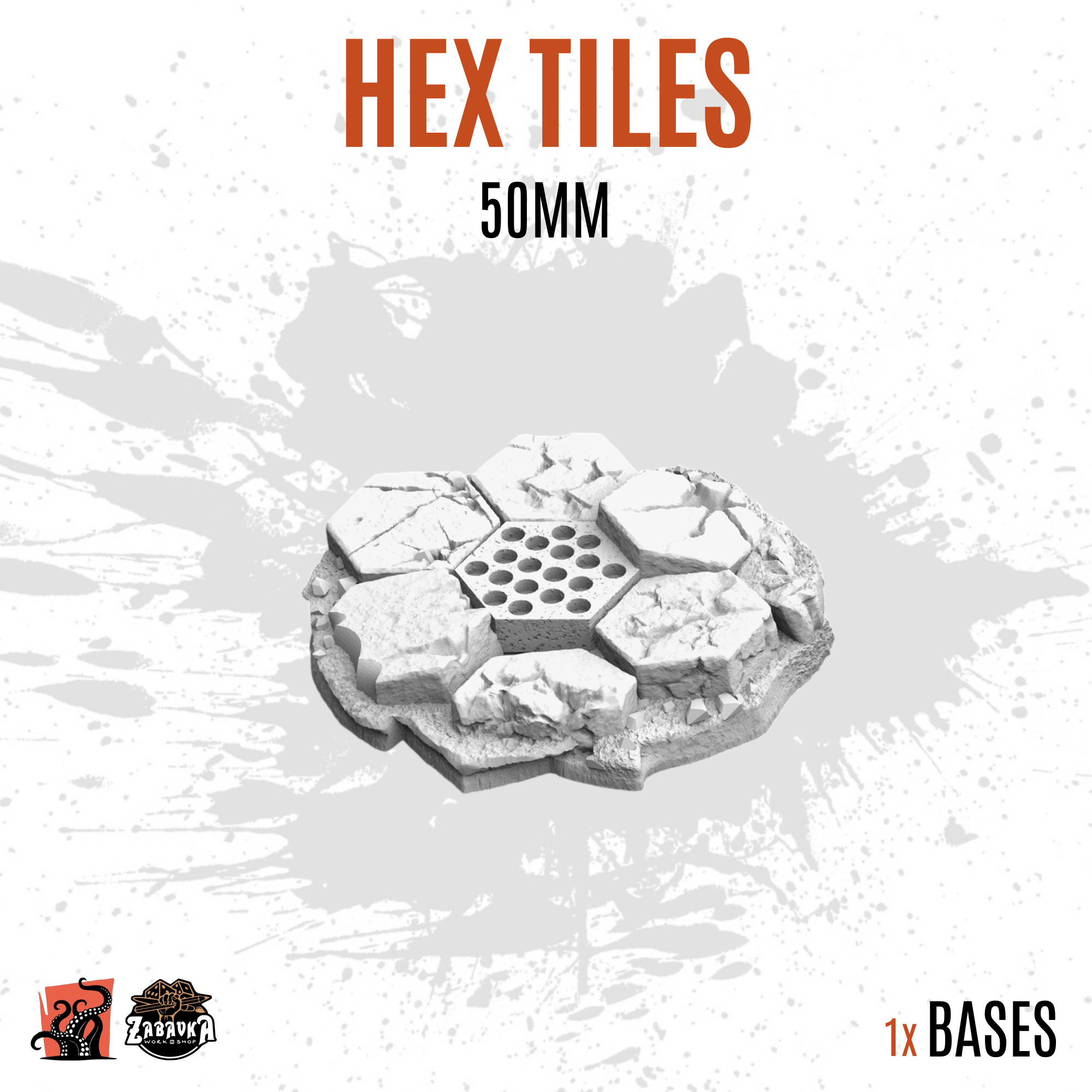 Hex Tiles - 50mm base (1ud)