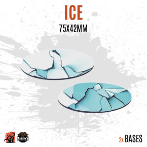 Ice - 75x42mm oval base (2uds)