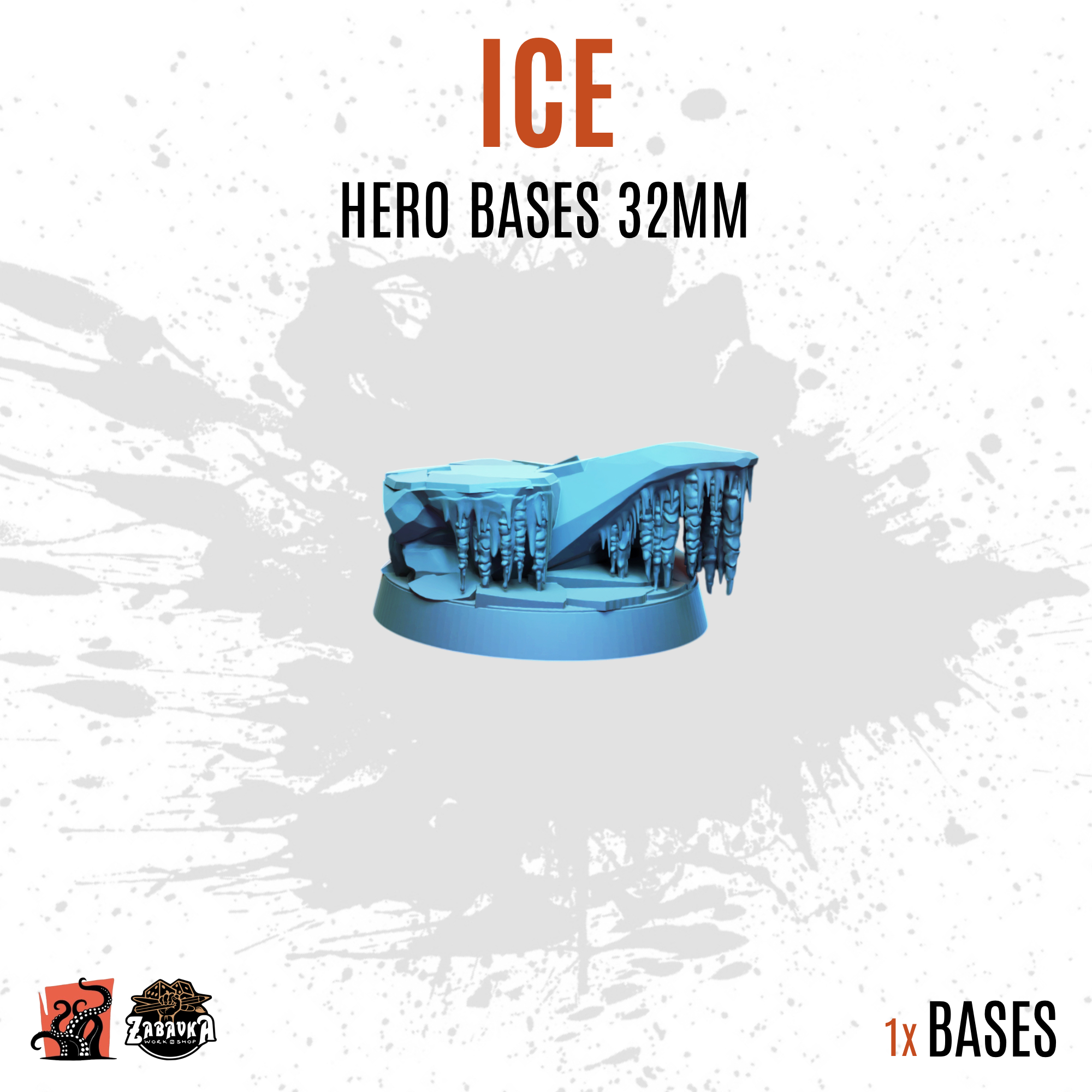 Ice - 32mm hero base (1ud)