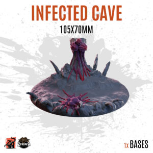 Infected Cave - 105x70mm oval base (1ud)