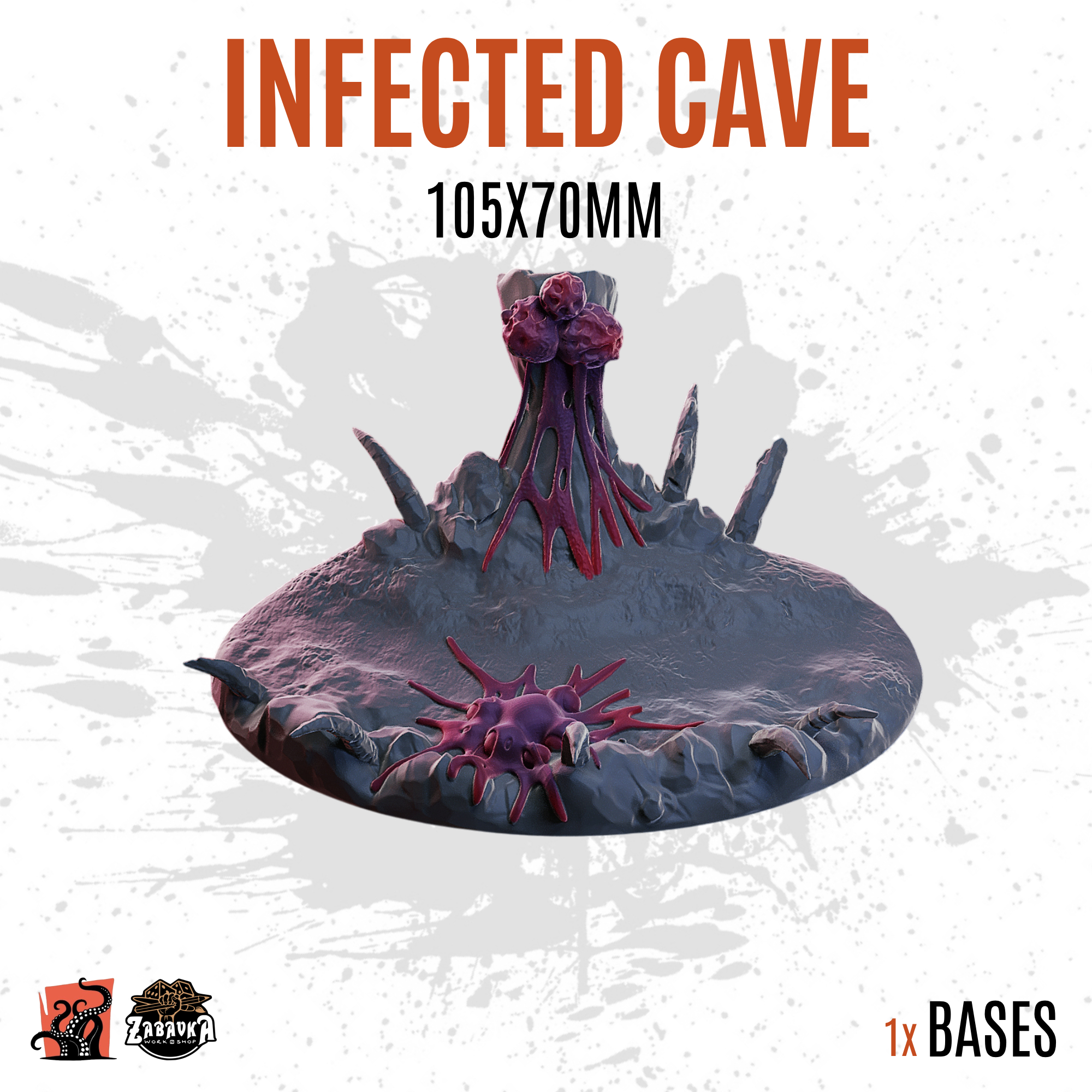 Infected Cave - 105x70mm oval base (1ud)