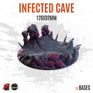 Infected Cave - 120x92mm oval base (1ud)