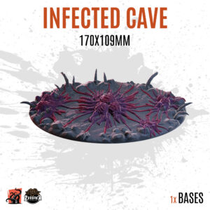 Infected Cave - 170x109mm oval base (1ud)