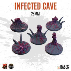 Infected Cave - 28mm base (5uds)