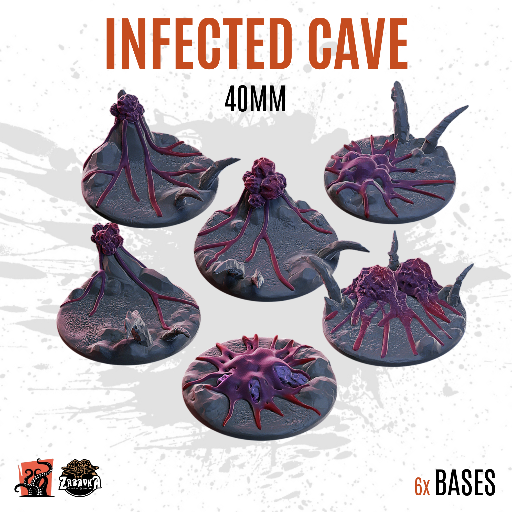 Infected Cave - 40mm base (6uds)