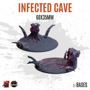 Infected Cave - 60x35mm oval base (2uds)