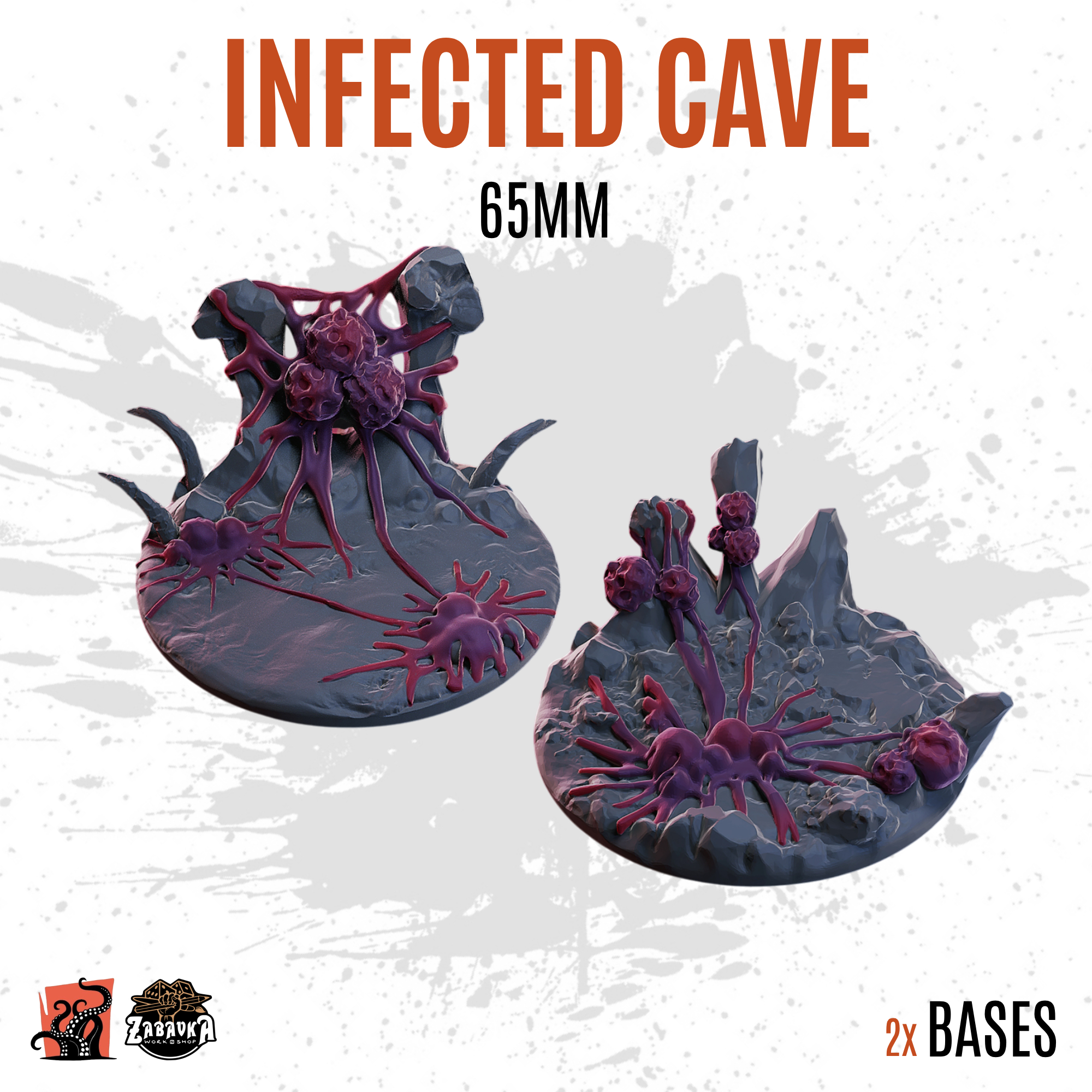 Infected Cave - 65mm base (2uds)
