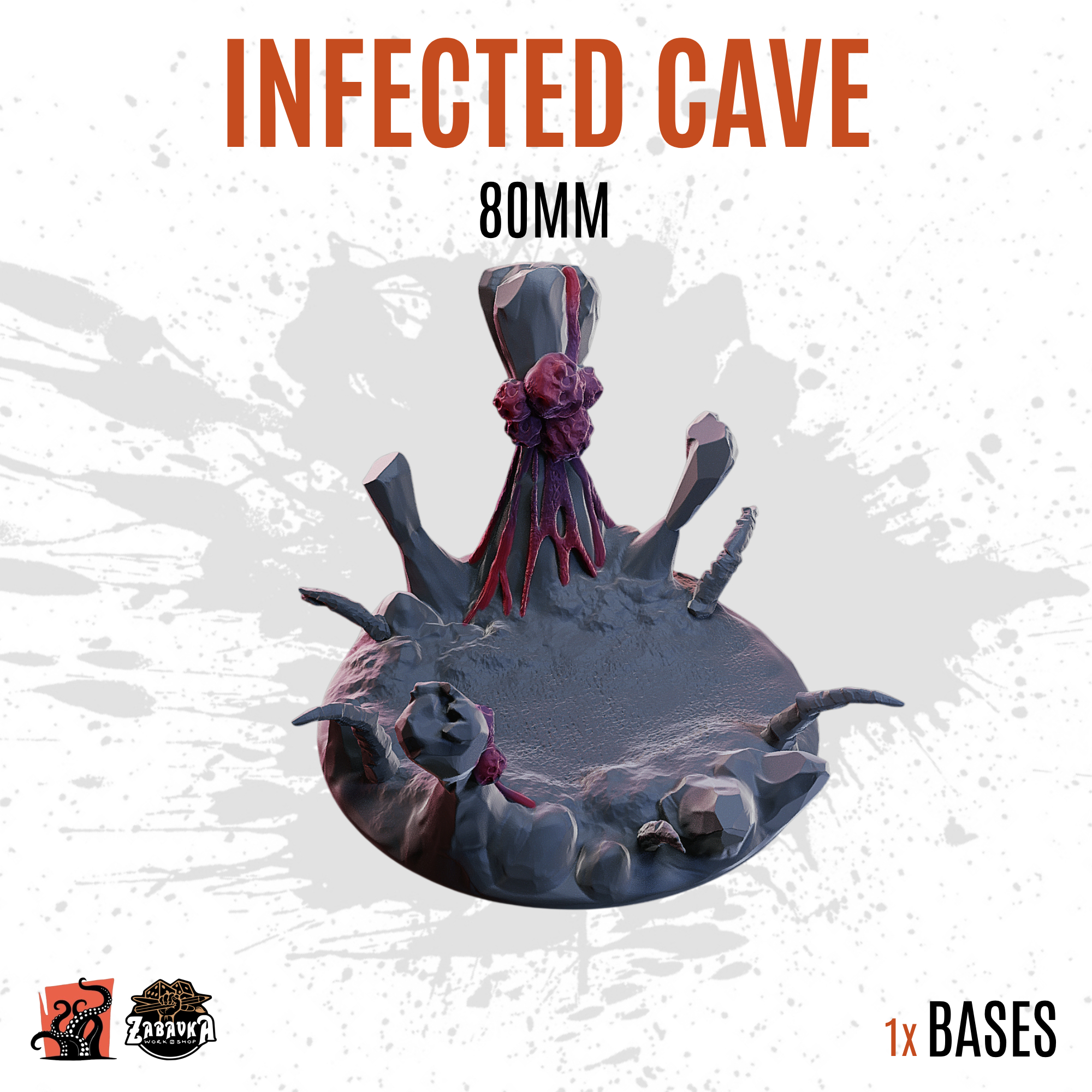 Infected Cave - 80mm base (1ud)