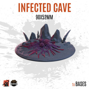 Infected Cave - 90x52mm oval base (1ud)
