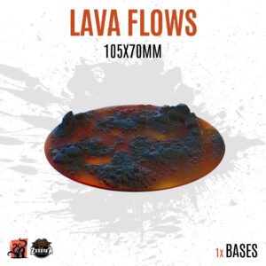 Lava Flows - 105x70mm oval base (1ud)