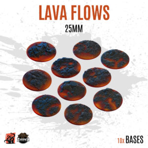 Lava Flows - 25mm base (10uds)