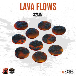 Lava Flows - 32mm base (10uds)
