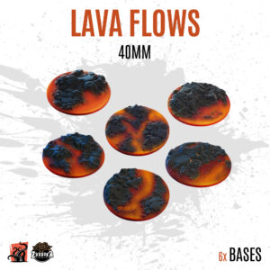 Lava Flows - 40mm base (6uds)