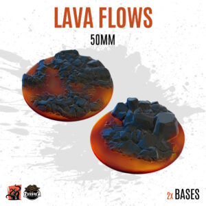 Lava Flows - 50mm base (2uds)