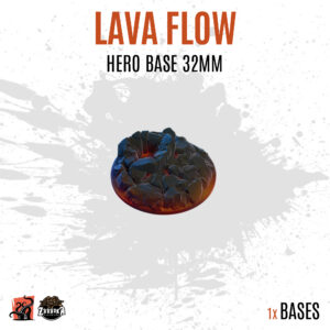 Lava Flows - 32mm hero base (1ud)