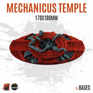 Mechanicus Temple - 170x109mm oval base (1ud)