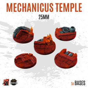 Mechanicus Temple - 25mm base (5uds)