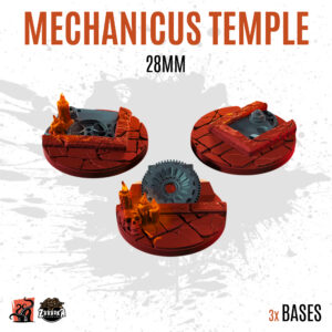 Mechanicus Temple - 28mm base (3uds)