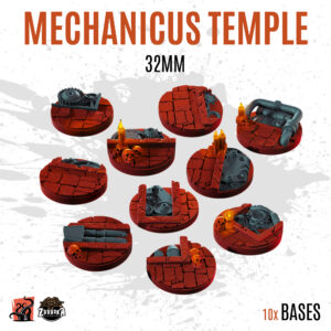 Mechanicus Temple - 32mm base (10uds)