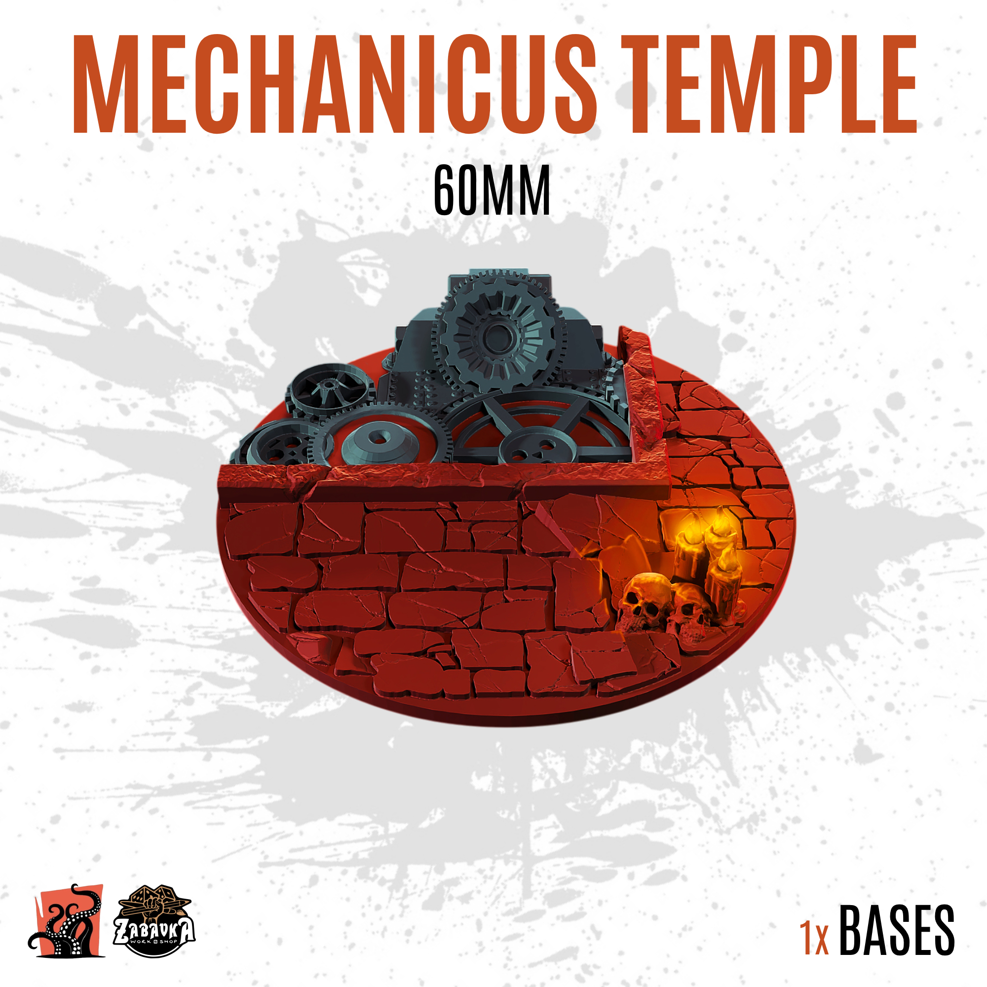 Mechanicus Temple - 60mm base (1ud)