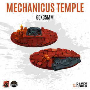 Mechanicus Temple - 60x35mm oval base (2uds)
