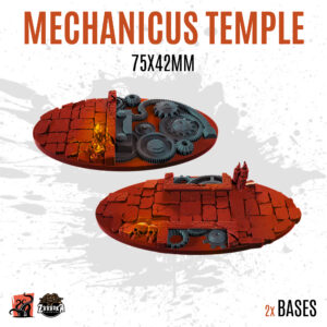 Mechanicus Temple - 75x42mm oval base (2uds)