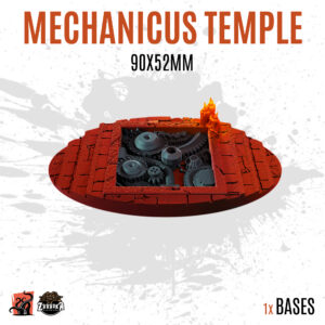 Mechanicus Temple - 90x52mm oval base (1ud)
