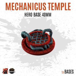 Mechanicus Temple - 40mm hero base (1ud)