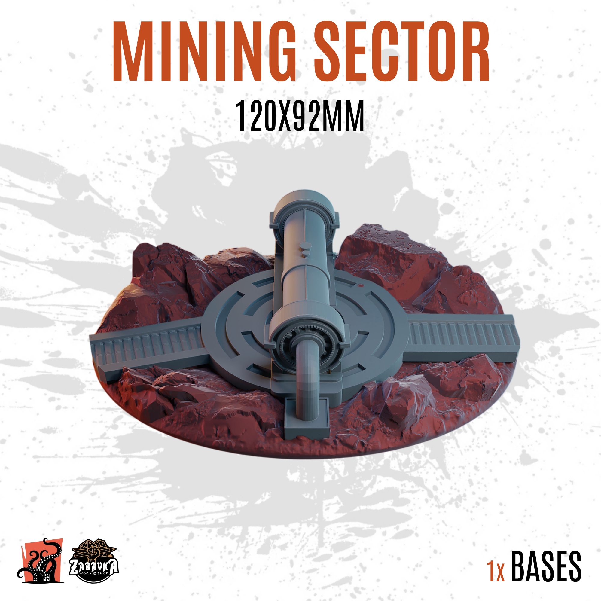 Mining Sector - 120x92mm oval base (1ud)