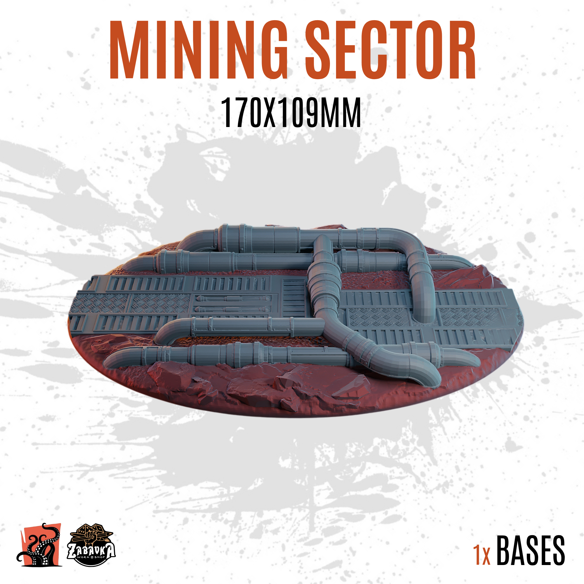 Mining Sector - 170x109mm oval base (1ud)