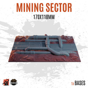 Mining Sector - 170x110mm square base (1ud)