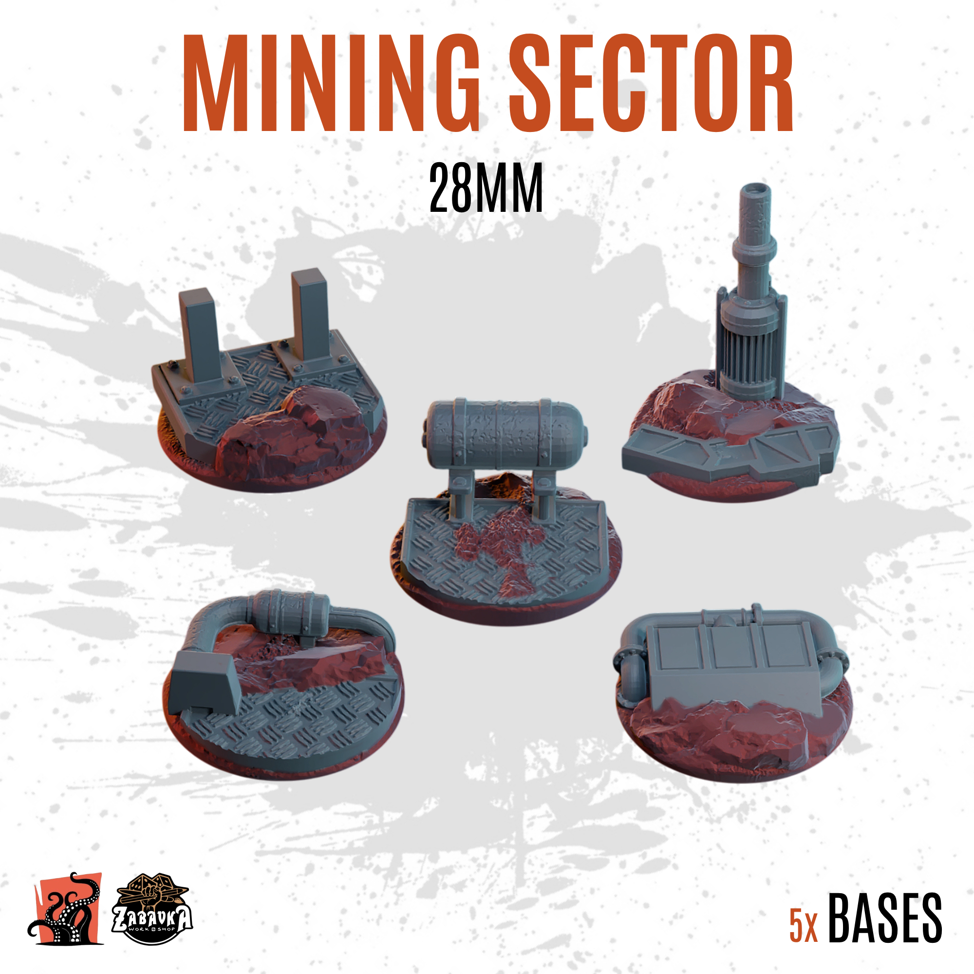 Mining Sector - 28mm base (5uds)