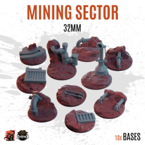 Mining Sector - 32mm base (10uds)