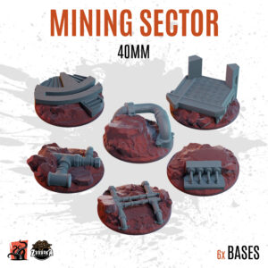 Mining Sector - 40mm base (6uds)