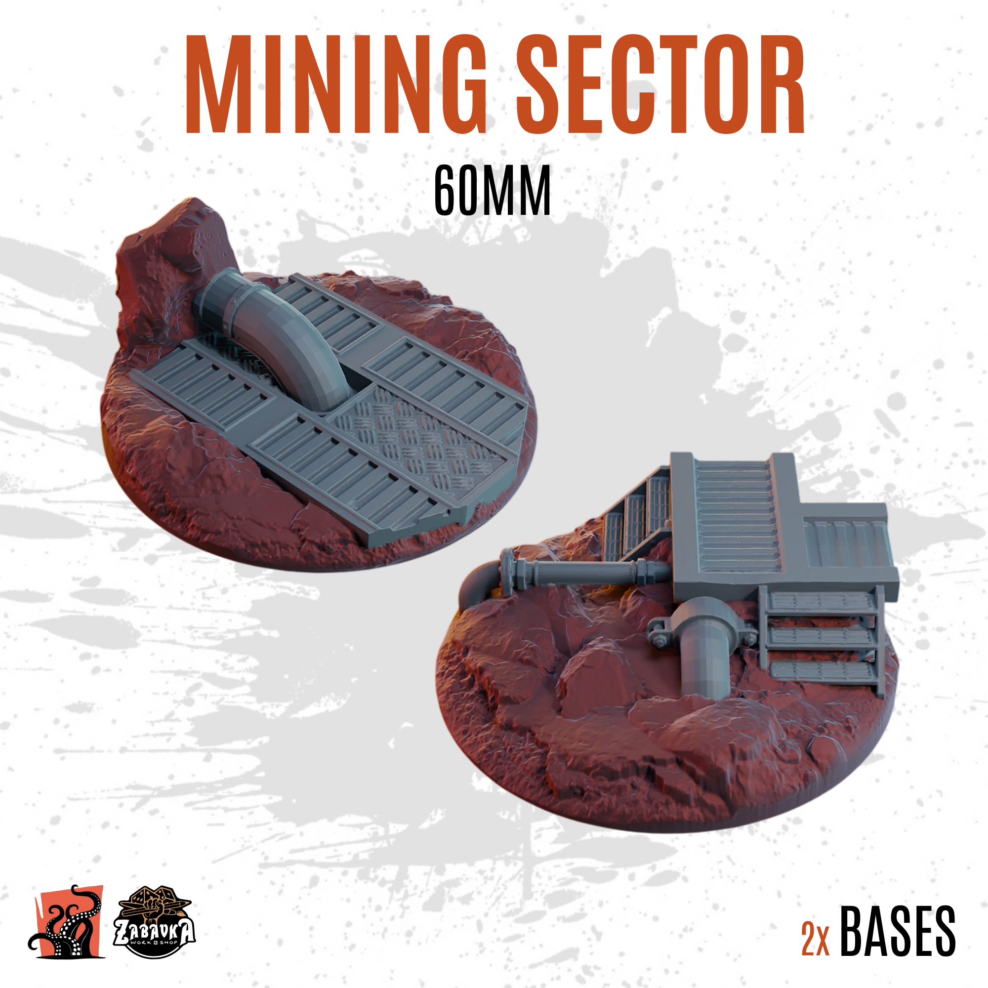 Mining Sector - 60mm base (2uds)