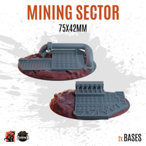 Mining Sector - 75x42mm oval base (2uds)
