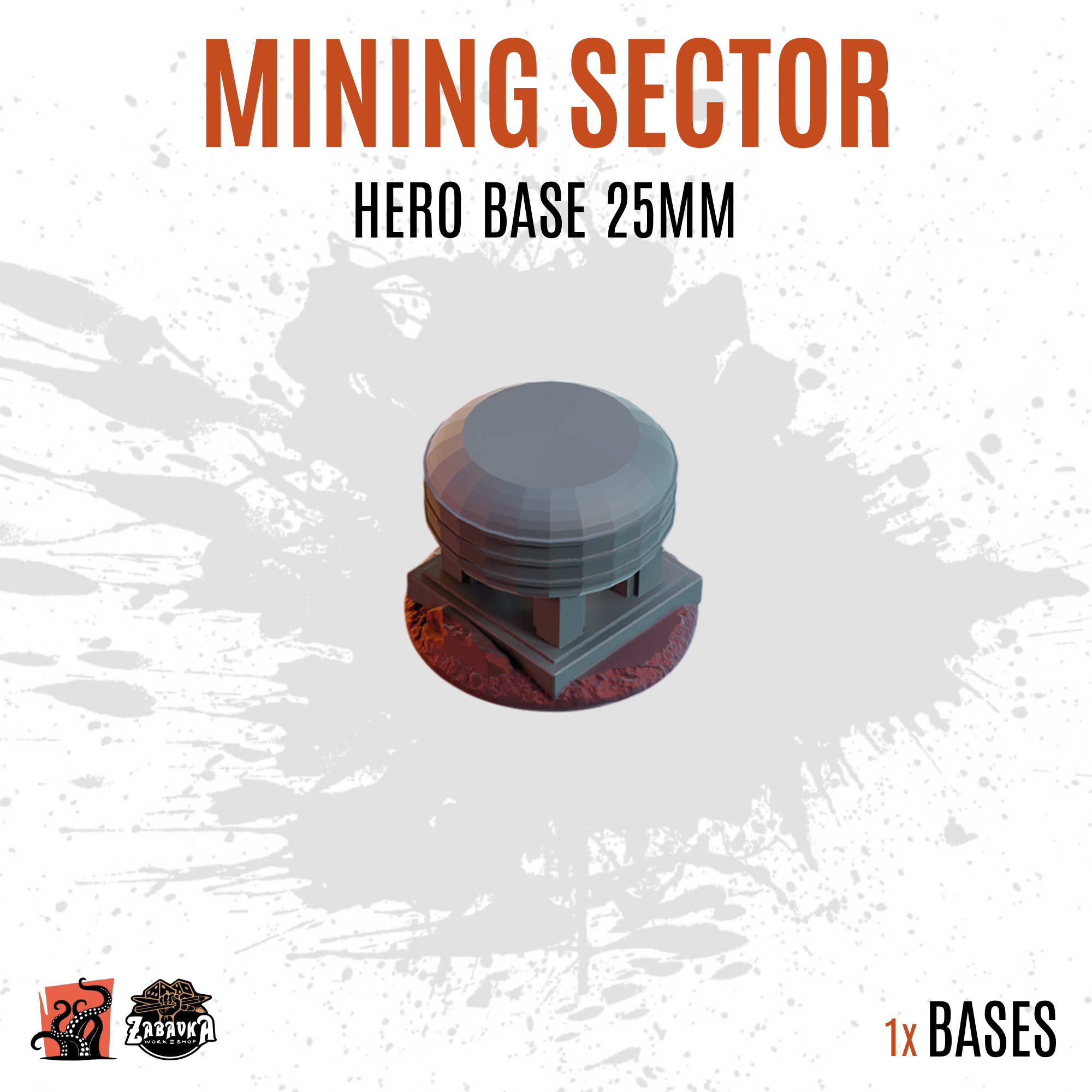 Mining Sector - 25mm hero base (1ud)