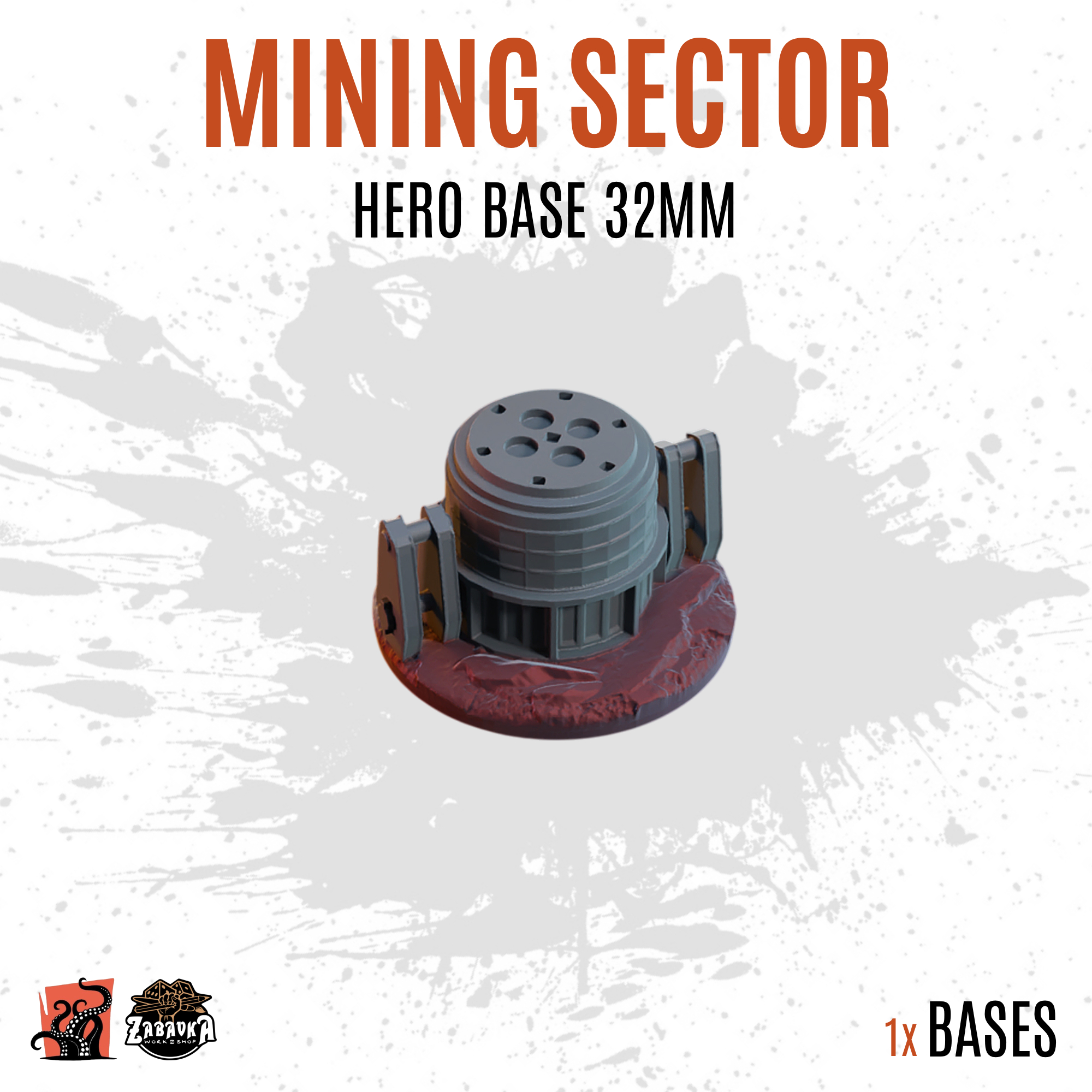 Mining Sector - 32mm hero base (1ud)
