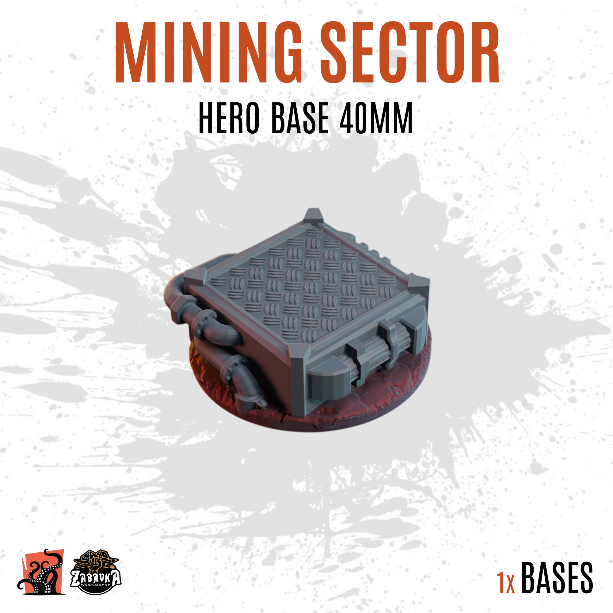 Mining Sector - 40mm hero base (1ud)