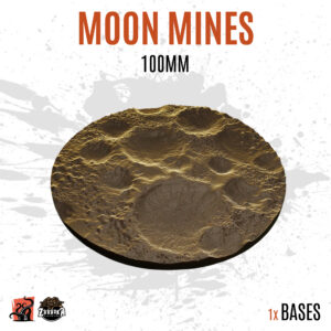 Moon Mines - 100mm base (1ud)