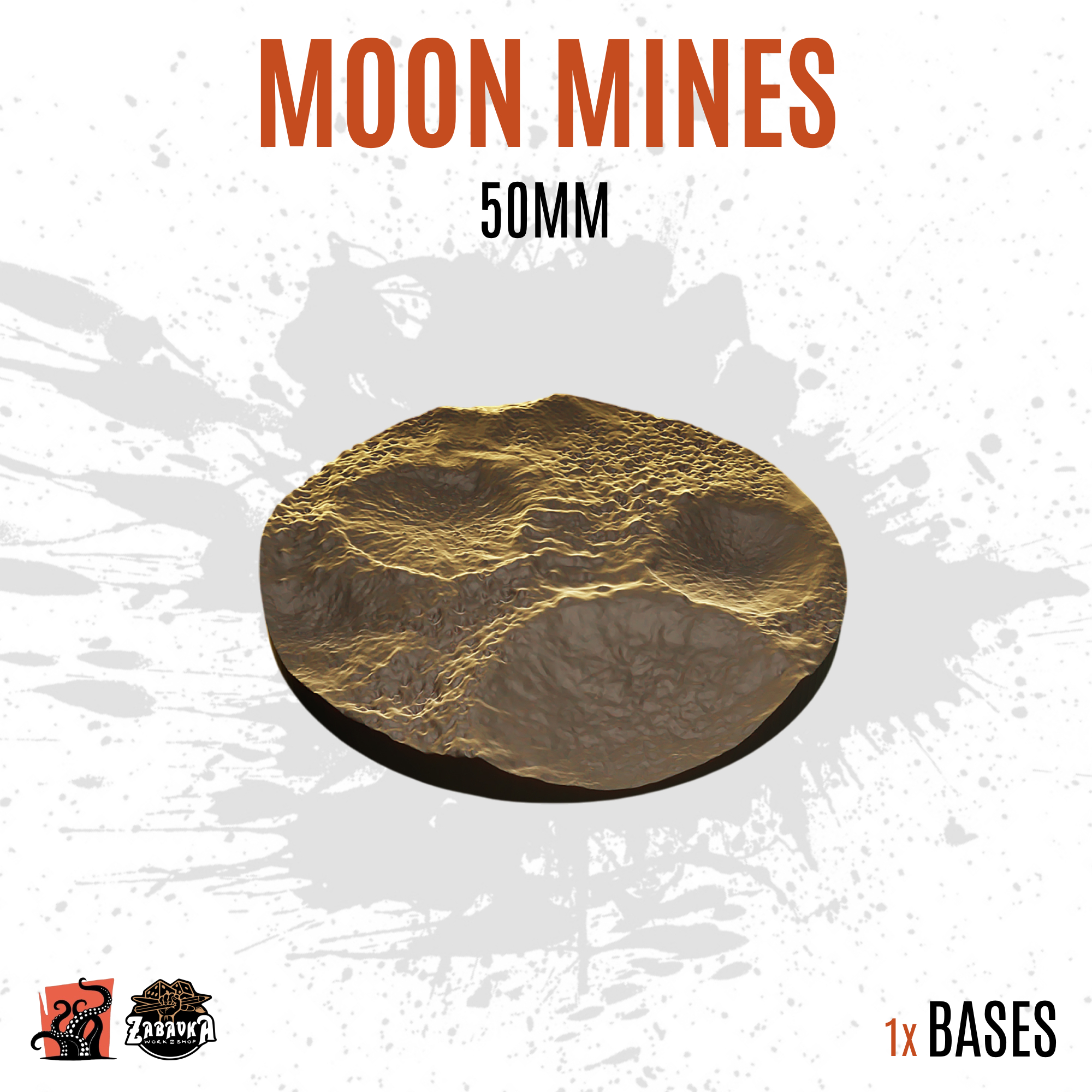 Moon Mines - 50mm base (1ud)