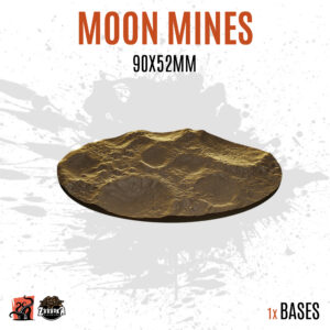 Moon Mines - 90x52mm oval base (1ud)