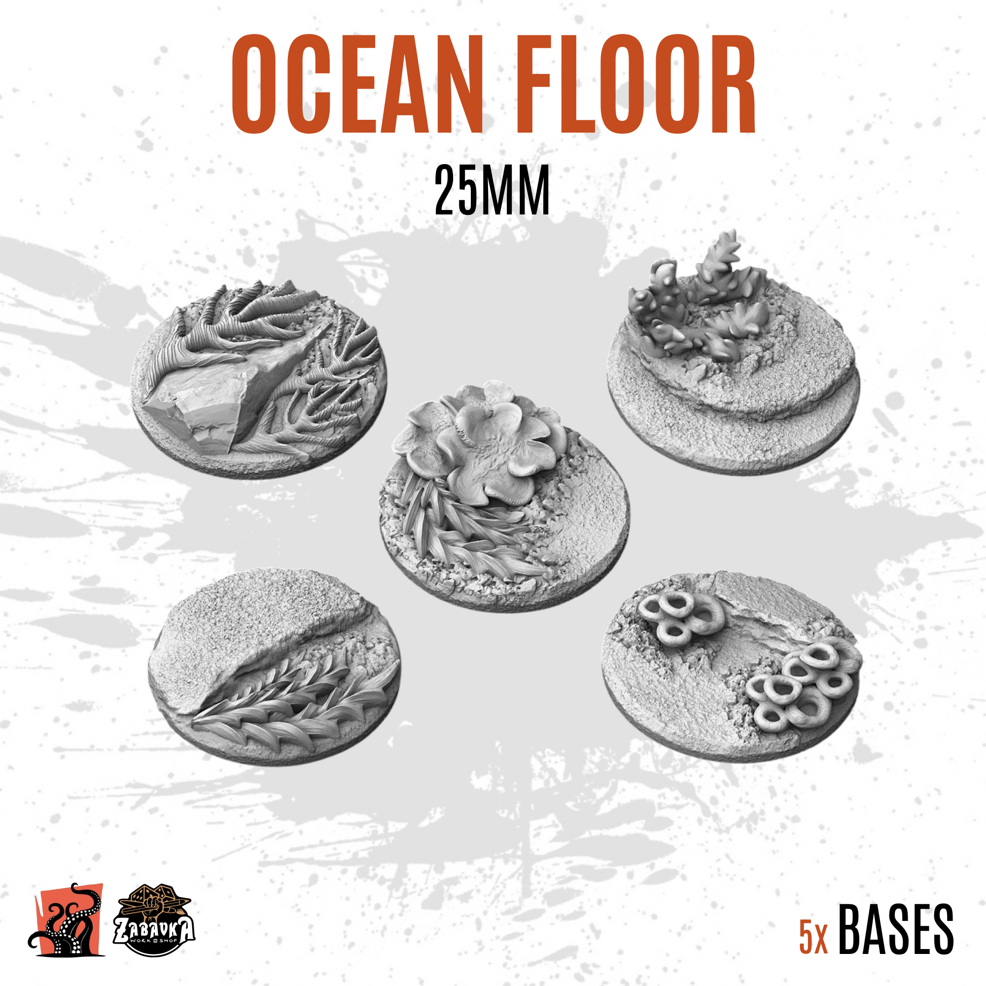 Ocean Floor - 25mm base (5uds)
