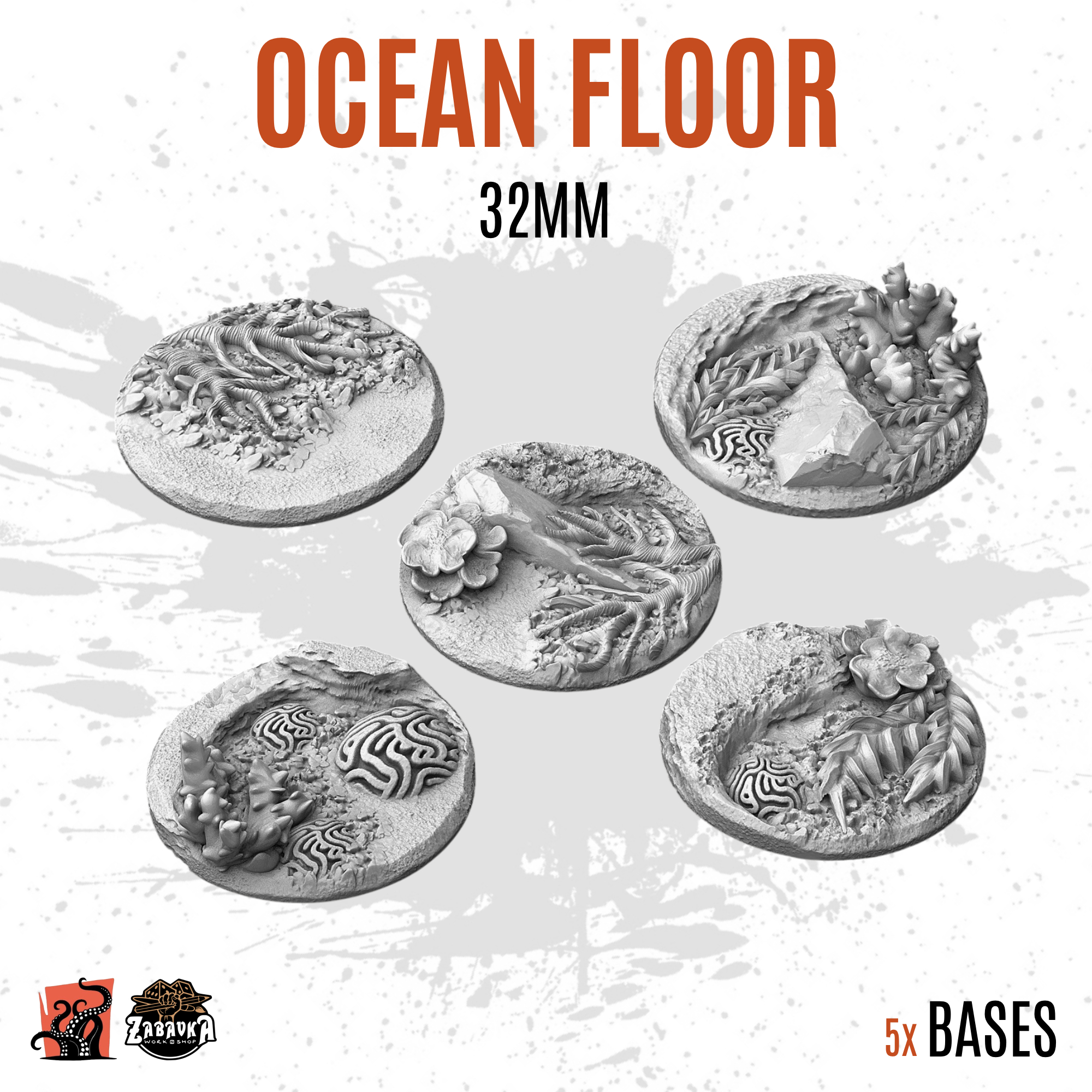 Ocean Floor - 32mm base (5uds)