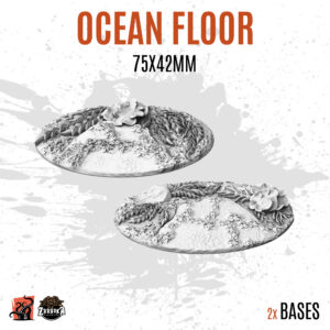 Ocean Floor - 75x42mm oval base (2uds)