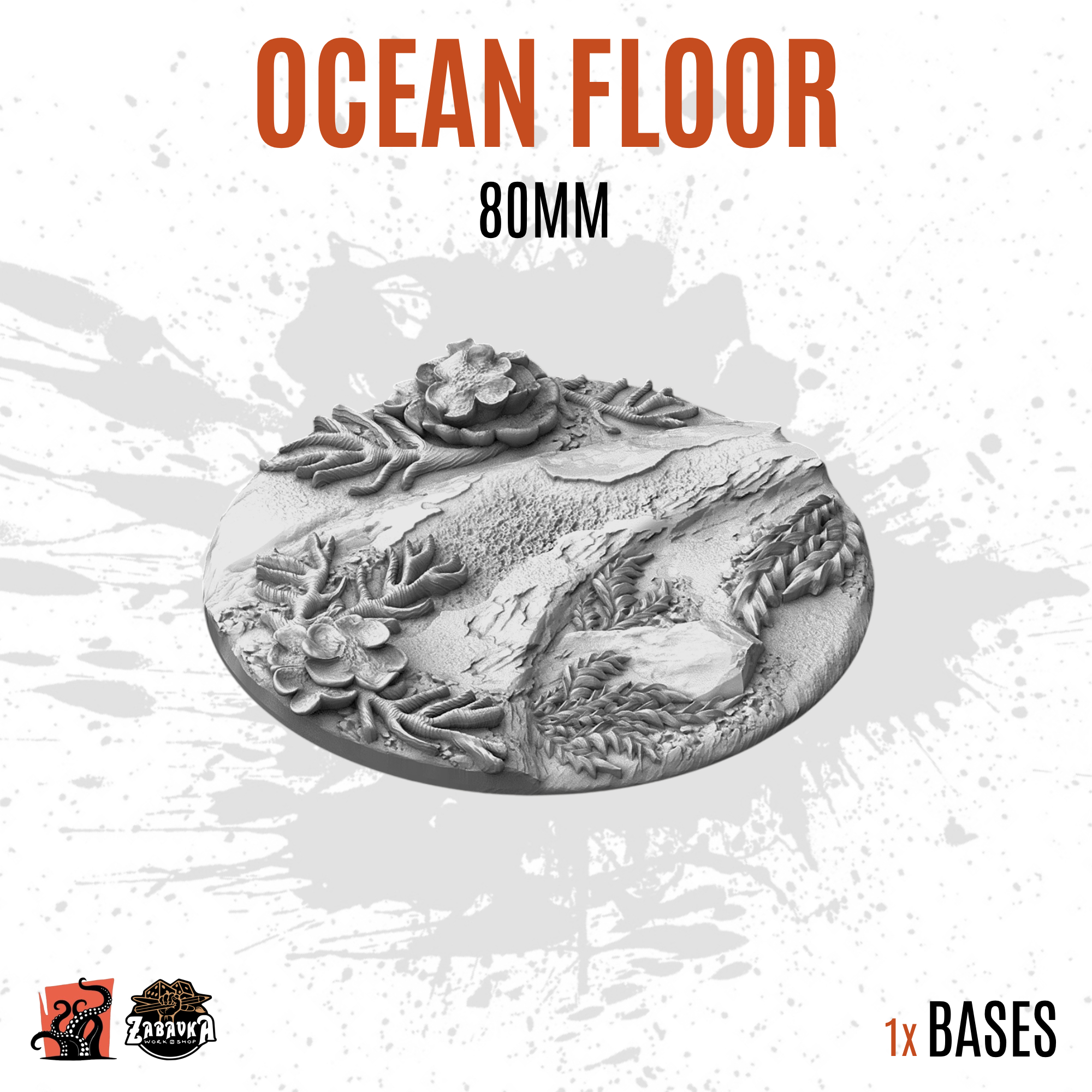 Ocean Floor - 80mm base (1ud)