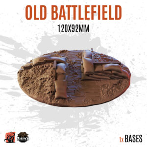 Old Battlefield - 120x92mm oval base (1ud)