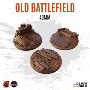 Old Battlefield - 40mm base (3uds)